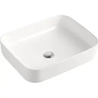 BEITZ & Walz AQVA CERAMICA opzetbak "SlimRim", zonder overloop, 500 x 385 mm, wit