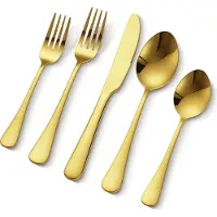 Vevor 100-delige gouden bestekset