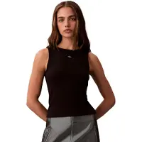 Calvin Klein Jeans Top 'Tank' zwart / wit