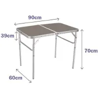 Marbueno Summer 10031m 90x60 Cm Folding Table Bruin