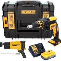 DeWalt Boormachine + slagboor, DCF 620 H1T Accu droge montagebouwschroevendraaier 18 V 30 Nm borstelloos + 1x Powerstack accu 5.0 (Oplaadbare batterij)