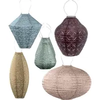 Lumiz Tuinlamp op zonne energie - Solar Lampion - Malediven Set - 5 stuks