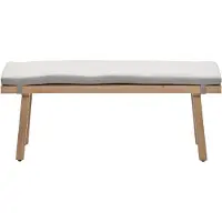 Garden Impressions Decala sportbank aluminium light teak look desert sand