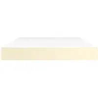 Syfax Pocketveringmatras medium 140x200x20 cm kunstleer crèmekleurig