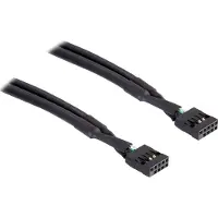 DeLOCK USB 2.0 Interne Pinheader Kabel 9-polig Female-Female