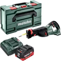 Metabo Sabelzaag, SSEP 18 LT accu reciprozaag 18 V 32 mm + 1x LiHD accu 10.0 Ah + lader + metabox