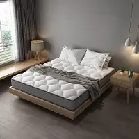 DEWINNER Matras 90 x 190 cm - Ergonomische matras, ademend, ultra zacht en comfortabel, hoge veerkracht, pocketveringmatras, hoogte 20 cm