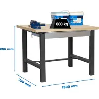 Simonwork (bancos De Trabajo) Bt6 Box Werkbank 865x1800x750 Mm