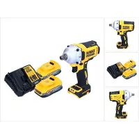 DeWalt DCF 892 E2 accu slagmoersleutel 18 V 812 Nm 1/2" borstelloos + 2x Powerstack accu 1,7 Ah + lader