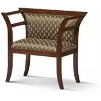 AEA Esszimmer Holz Stühle Polster mit Armlehne Stuhl Braun Design Wohnzimmer