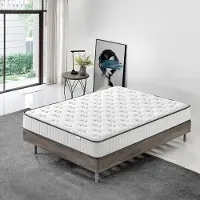 DEWINNER Matras, 160x200 cm, schuimkern van 22 cm met traagschuim, perfecte ondersteuning, hoge veerkracht, zeer ademend
