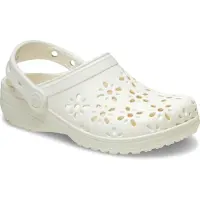 Crocs Sandaal Kids Classic Floral Cut Out Clog Chalk-Schoenmaat 30 - 31
