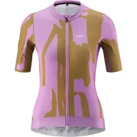 Gonso - Women's Road Jersey Print - Fietsshirt 36, bruin