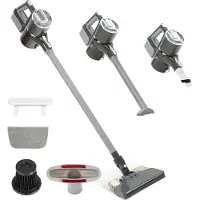 Nee Draadloze Steelstofzuiger – 32000Pa Krachtige Zuigkracht – 1800mAh Accu & 900ml Stofbak – Lichtgewicht voor Harde Vloeren, Tapijt & Huisdierhaar – Inclusief Accessoires
