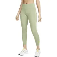 Nike Dri-fit 7/8 Mid Rise Oil Green Hardlooplegging
