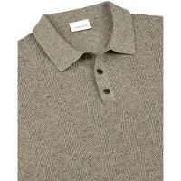 Profuomo Heren Polo's & T-shirts Herringbone - Zand - Maat M