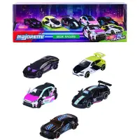 Majorette - SL Neon Racer 5-Vehicle Gift Pack - Ages 3+