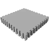 Gorilla Sports Sportschool Vloer Beschermingsmatten (8 stuks, totaal 2,88 m2) Grijs