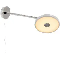 UMAGE Design wandlamp Asteria Long, dimbaar, alu / grijs / zink, Slaapkamer, metaal, Design, Wandlamp design