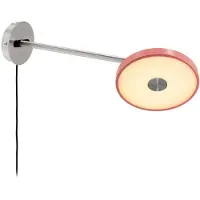 UMAGE Design wandlamp Asteria Long, dimbaar, paars / roze / rose, Slaapkamer, metaal, Design, Wandlamp design