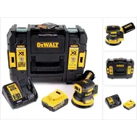 DeWalt DCW 210 M1 Levigatrice orbitale a batteria 18V / 125mm / Borstelloos in valigetta TSTAK + 1x Ba (Excentrische schuurmachine)