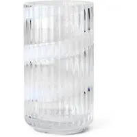Lyngby Porcelæn Lyngby Vaas White swirl, 15,5 cm