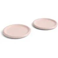 HAY Dinerbord Barro Pink 24 cm (Set van 2)