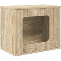 Syfax Kattenhuis Sonoma 51 x 30 x 42,5 cm Bewerkt hout