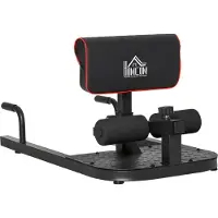 Selius Krachtstation Sissy Squat Trainer - Zwart - Stalen Frame - 120 Kg Draagvermogen