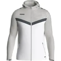 Jako Sportjas antraciet / lichtgrijs / wit
