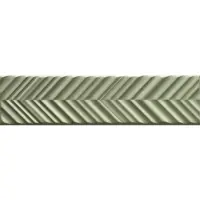 Valence Technology Mundo wandtegel 5x20cm mat olijfgroen met visgraat