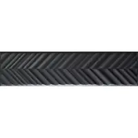 Valence Technology Mundo wandtegel 5x20cm mat zwart met visgraat