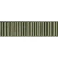 Valence Technology Mundo wandtegel 5x20cm mat olijfgroen met lijnen