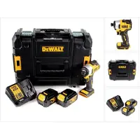 DeWalt Boormachine + slagboor, DCF 809 M2T Avvitatore ad impulsi a batteria 18V / Borstelloos + 2x accu 4,0 Ah + Caricator (Oplaadbare batterij)