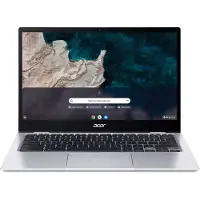 Acer Chromebook CP513-1HL-S1YN Snapdragon 7c 33,8 cm (13.3") Touchscreen Full HD 8 GB LPDDR4x-SDRAM 128 GB eMMC Wi-Fi 5 (802.11ac) ChromeOS voor ondernemingen Zilver