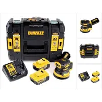 DeWalt DCW 210 M2 Ponceuse excentrique sans fil et sans balais 18V 12.000rpm 125 mm + 2x Batterijen (Excentrische schuurmachine)