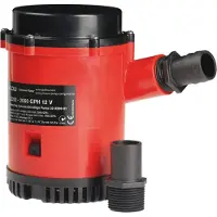 Johnson Pump L2200 120l/min Submersible Pump 12v Rood 108 x 177 mm