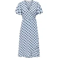 ONLY Jurk 'ONLLuca' pastelblauw / zwart