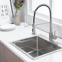 LOMAZOO Keukenkraan met Uittrekbare Uitloop - Mengkraan Keuken - Keuken Kraan - Pearl