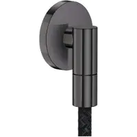 Hansgrohe Fine - Wandbevestiging, geborsteld zwart chroom 36737340