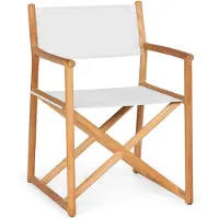 Suns Aritzo dining tuinstoel teak/textilene 2 stuks