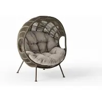 Suns Nuna Egg lounge tuinstoel aluminium/koord incl. kussen