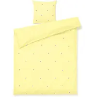 Juna Dekbedset 140x220 Cm + 60x63 Cm Geel - Dekbedden Biologisch Katoen Yellow - 637171