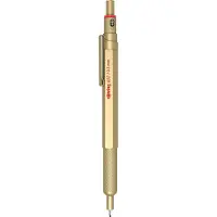 Rotring 600 Metallic vulpotlood, 0,5 mm, goud