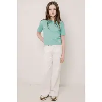 Frankie & Liberty T-shirt met backprint groen Meisjes Katoen Ronde hals Backprint - maat 188