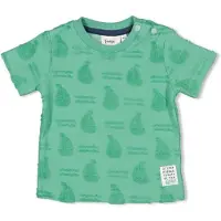 Feetje T-shirt Seaside Happiness groen Jongens Badstof Ronde hals All over print - maat 62