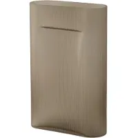 Muuto Vaas Ridge Taupe Frosted Glass 48,5 cm