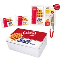 Lotus Suzy snackbox - De ultieme collection box met knijptang - Suzy Mini, Super en Luikse Wafel - 394g