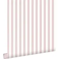 ESTAhome behang strepen lichtpaars en wit - 53 cm x 10.05 m - 130952