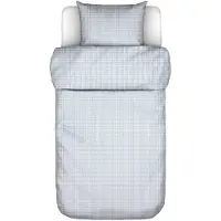 Marc O'Polo Dekbedovertrek Loke Calm Blue Satijn-140 x 200 / 220 cm | 1-Persoons